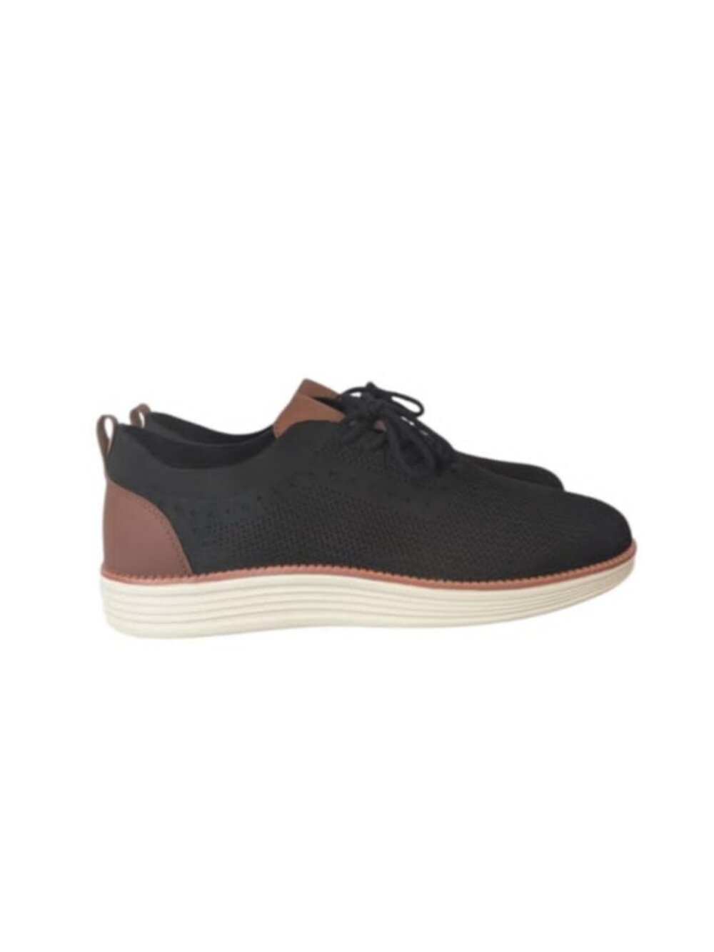 Men's breathable knit oxford dress sneakers, Size 11.5 - O